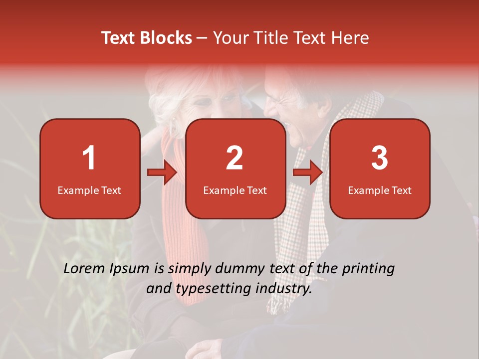 Lifestyles Female Mature PowerPoint Template