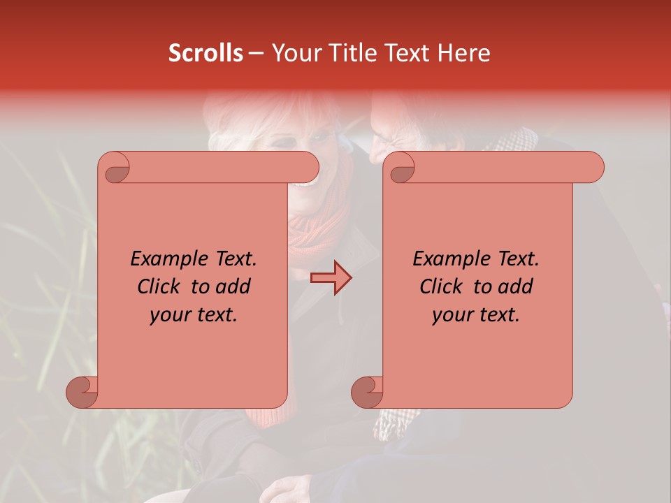 Lifestyles Female Mature PowerPoint Template