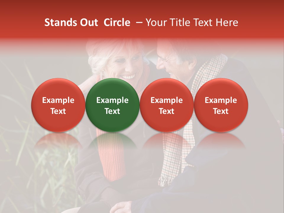 Lifestyles Female Mature PowerPoint Template