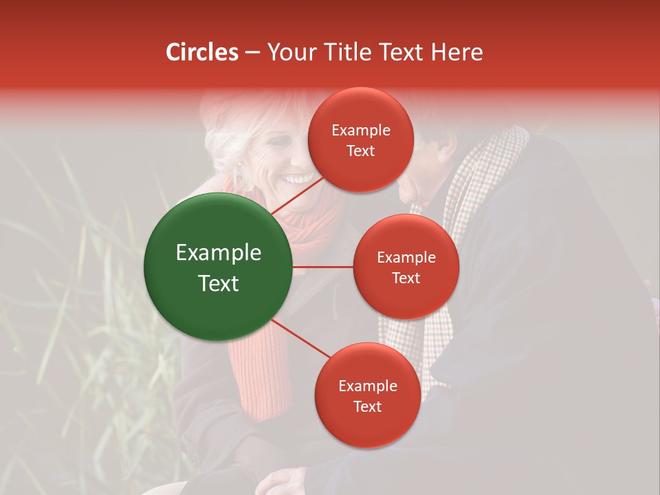 Lifestyles Female Mature PowerPoint Template