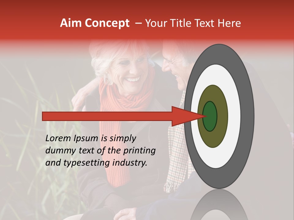 Lifestyles Female Mature PowerPoint Template