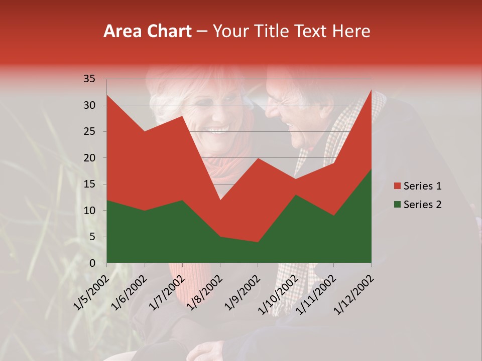 Lifestyles Female Mature PowerPoint Template