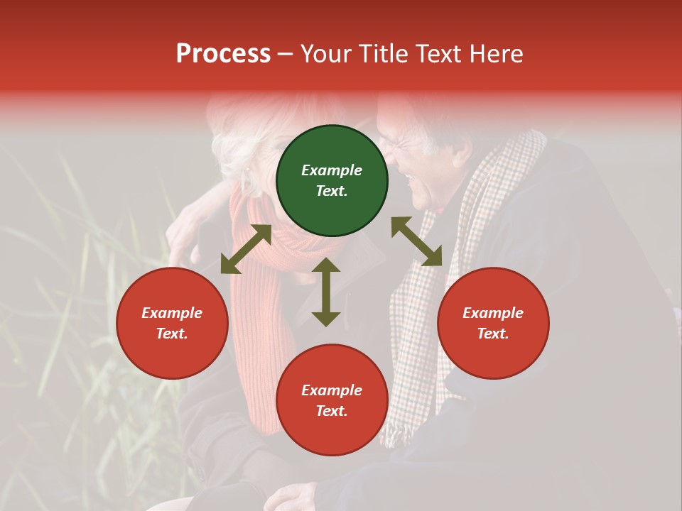 Lifestyles Female Mature PowerPoint Template