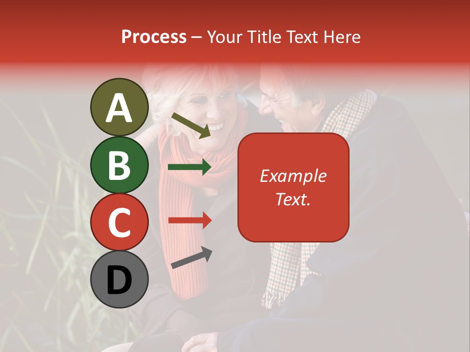 Lifestyles Female Mature PowerPoint Template