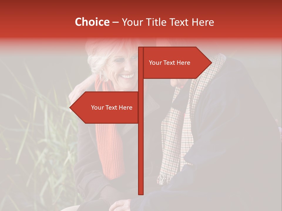 Lifestyles Female Mature PowerPoint Template