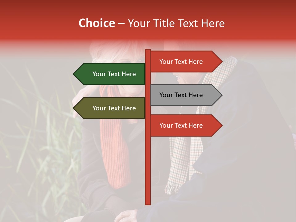 Lifestyles Female Mature PowerPoint Template