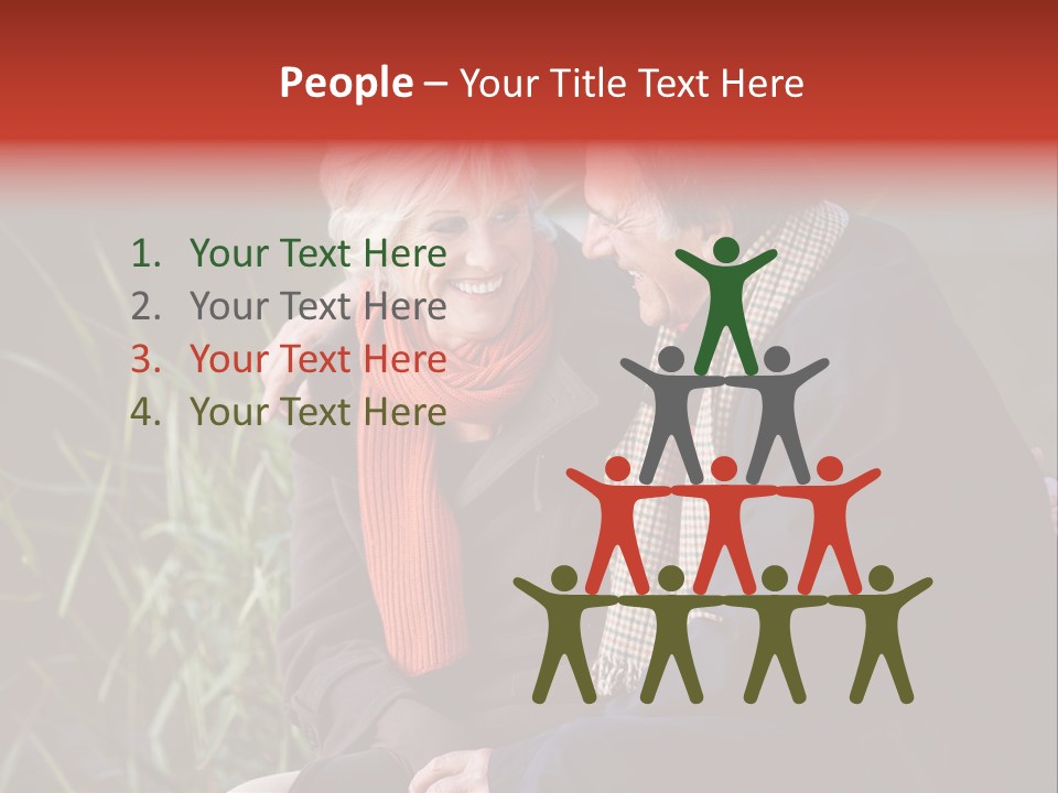 Lifestyles Female Mature PowerPoint Template