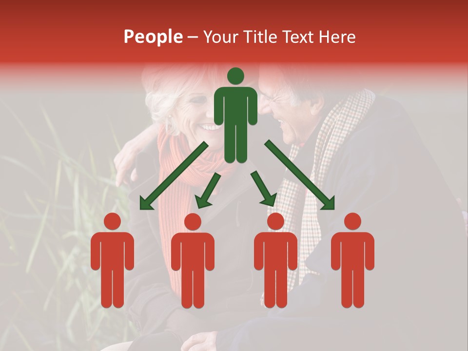 Lifestyles Female Mature PowerPoint Template