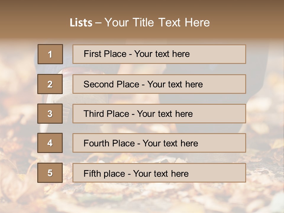 Boots Man Active PowerPoint Template
