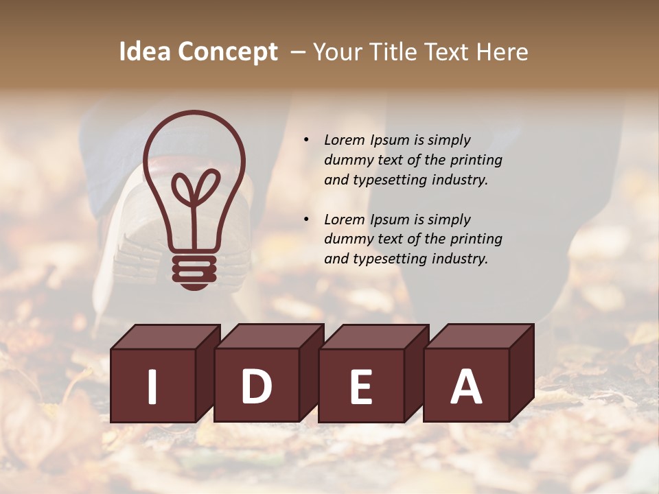 Boots Man Active PowerPoint Template