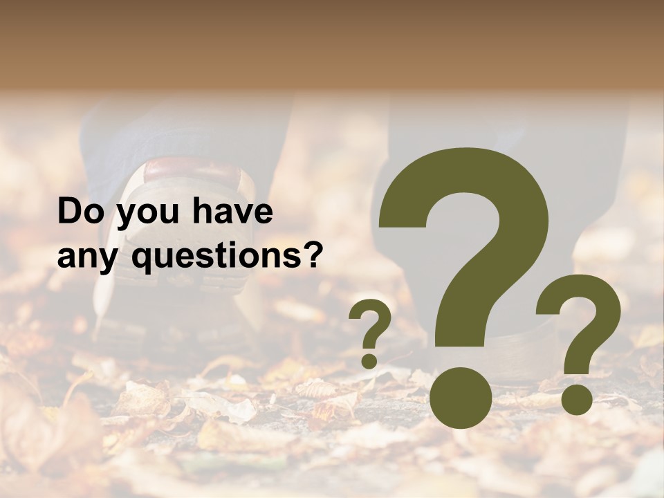 Boots Man Active PowerPoint Template