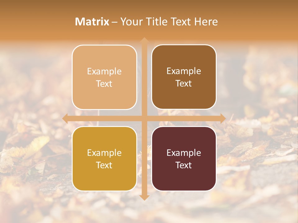 Decay Leaves Park PowerPoint Template