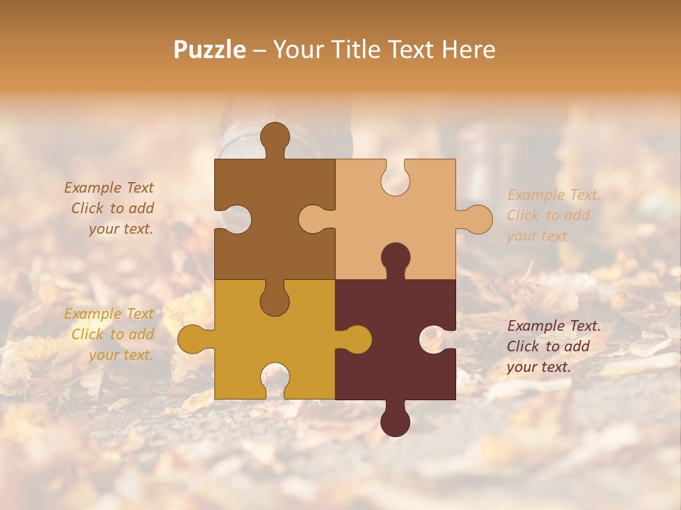 Decay Leaves Park PowerPoint Template