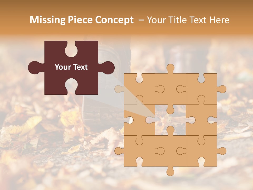 Decay Leaves Park PowerPoint Template