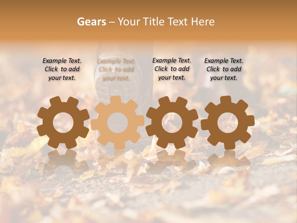Decay Leaves Park PowerPoint Template