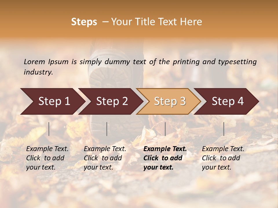 Decay Leaves Park PowerPoint Template