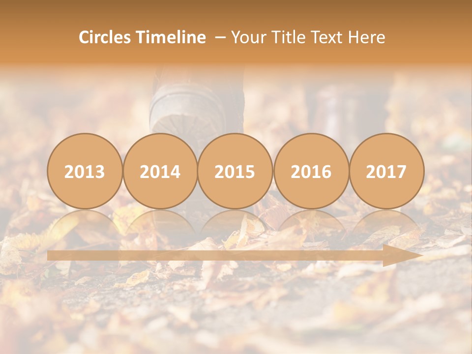 Decay Leaves Park PowerPoint Template