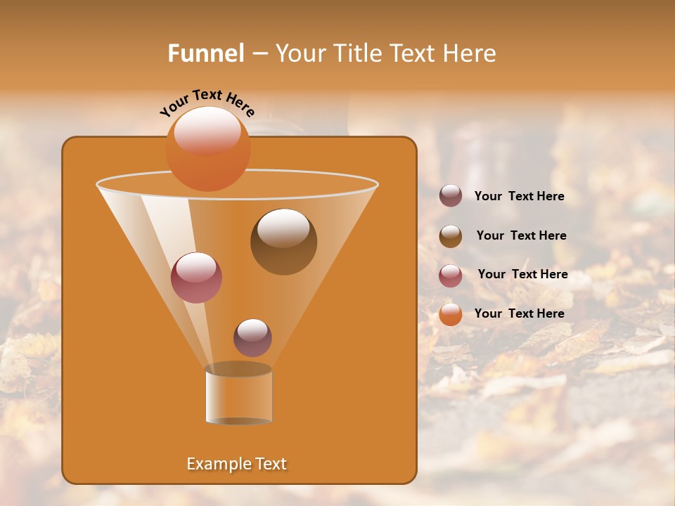 Decay Leaves Park PowerPoint Template
