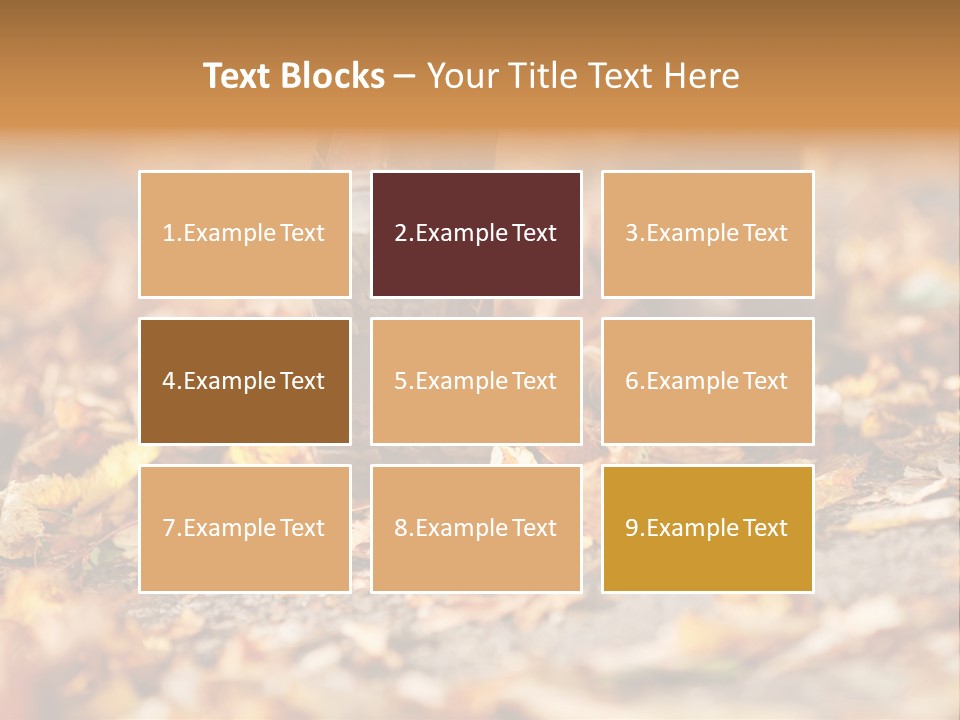 Decay Leaves Park PowerPoint Template