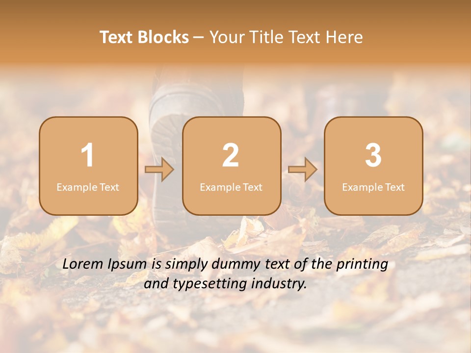 Decay Leaves Park PowerPoint Template