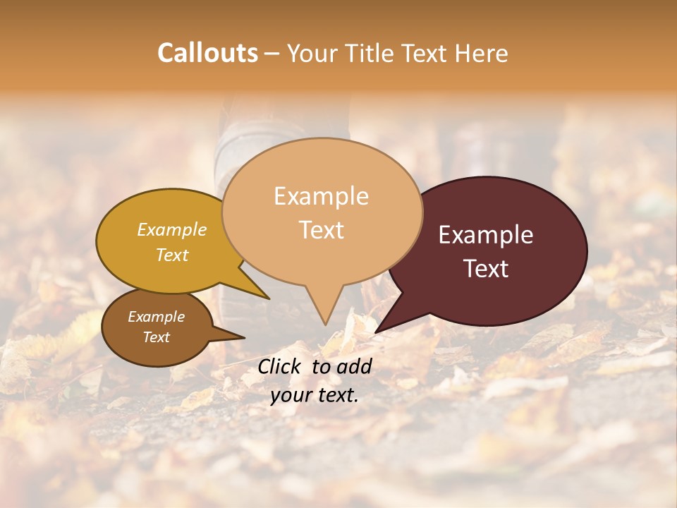 Decay Leaves Park PowerPoint Template