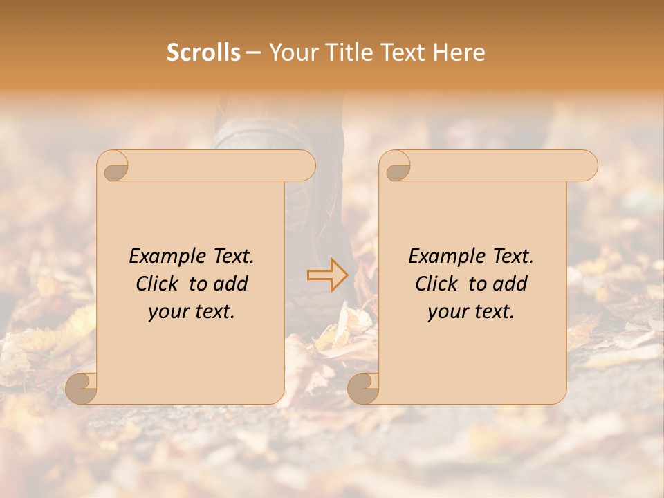 Decay Leaves Park PowerPoint Template