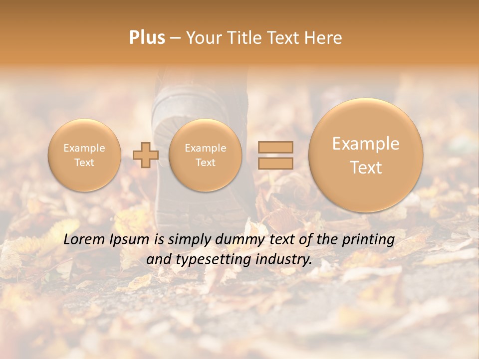 Decay Leaves Park PowerPoint Template