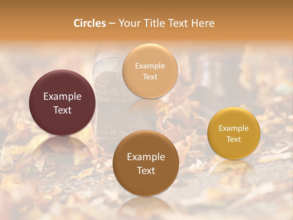 Decay Leaves Park PowerPoint Template