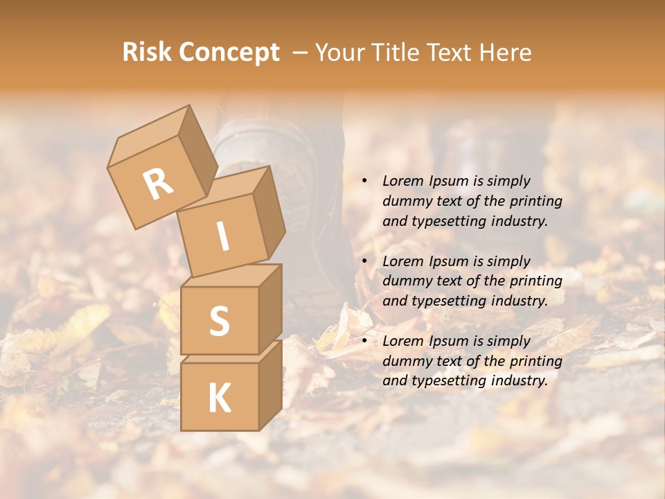 Decay Leaves Park PowerPoint Template