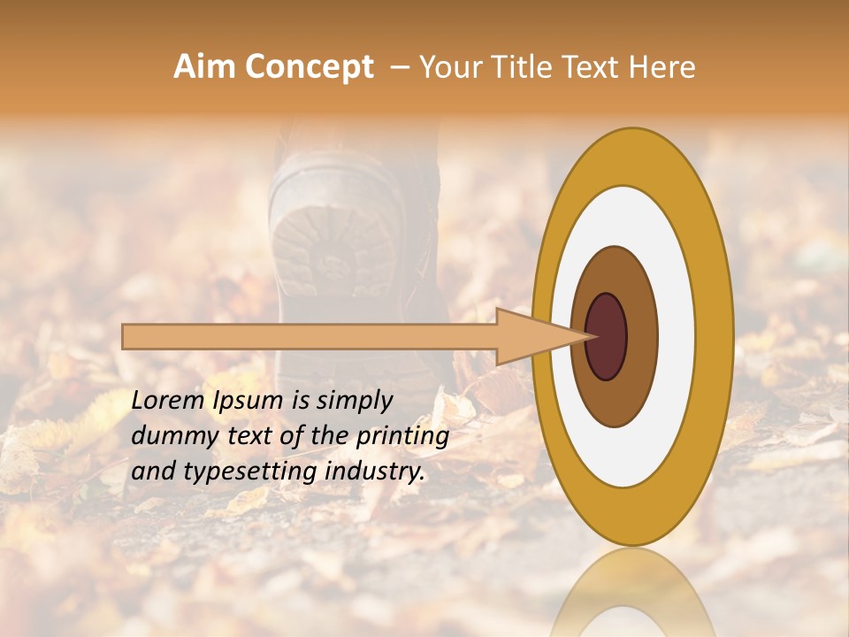 Decay Leaves Park PowerPoint Template