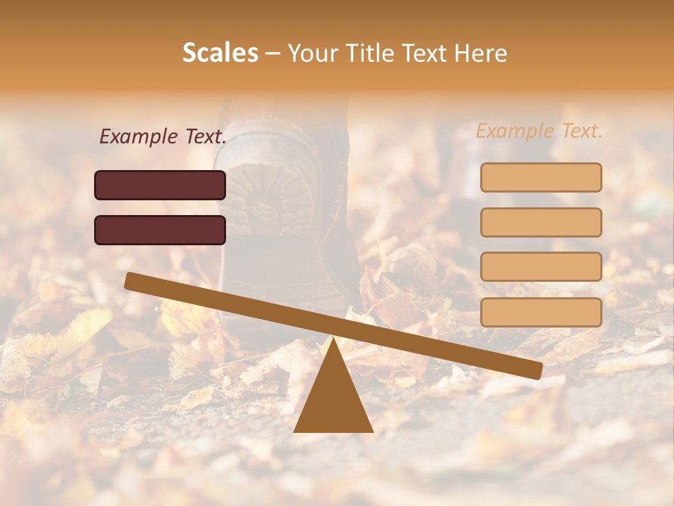 Decay Leaves Park PowerPoint Template