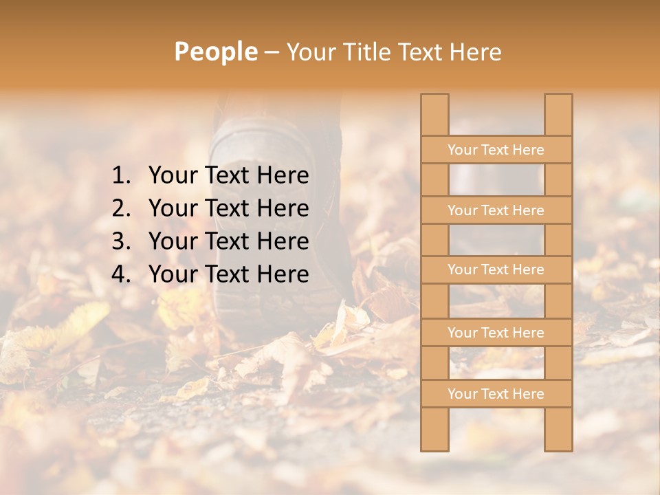 Decay Leaves Park PowerPoint Template