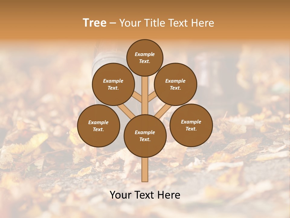 Decay Leaves Park PowerPoint Template