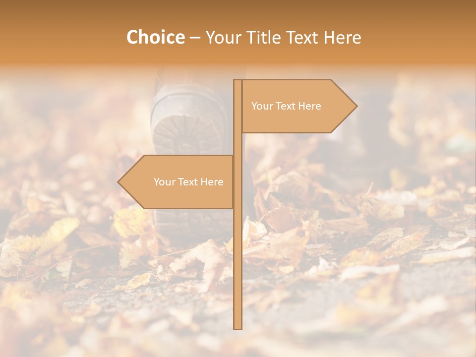 Decay Leaves Park PowerPoint Template