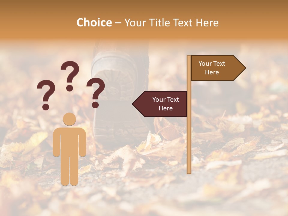 Decay Leaves Park PowerPoint Template