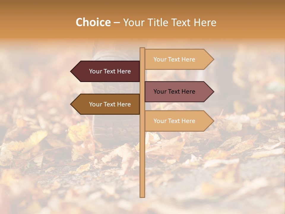 Decay Leaves Park PowerPoint Template