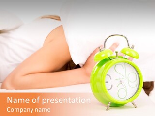 Morning Relaxation Rest PowerPoint Template