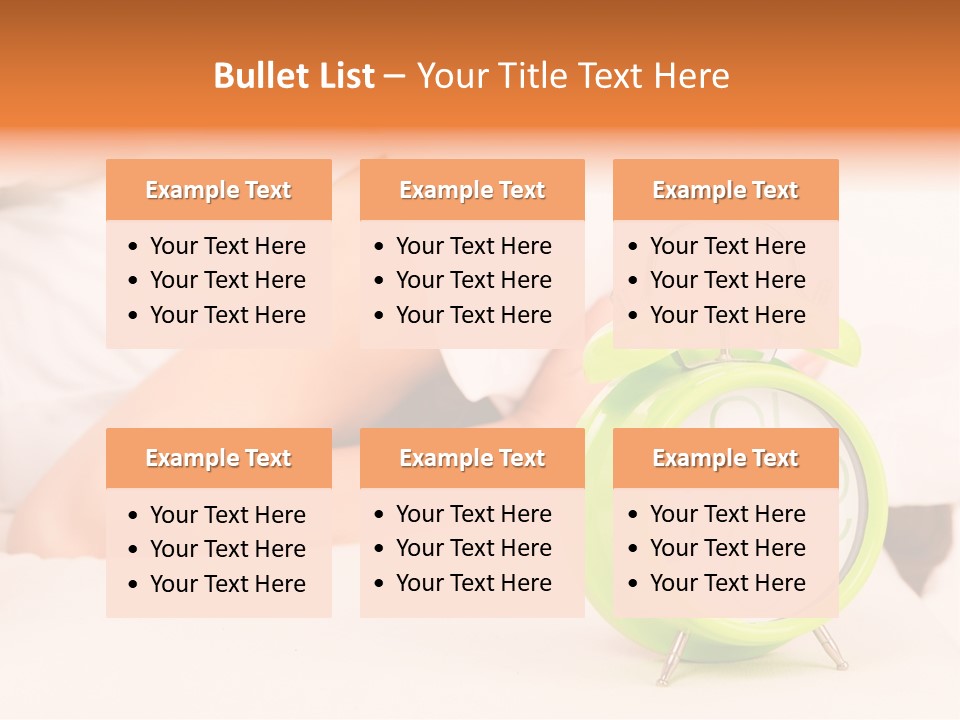 Morning Relaxation Rest PowerPoint Template