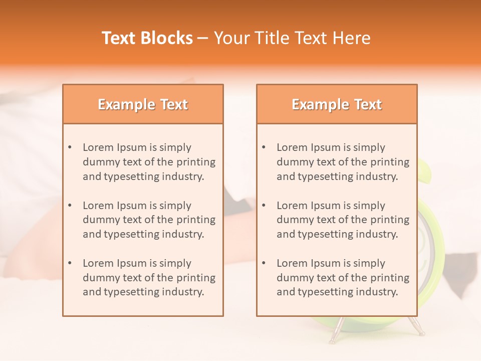 Morning Relaxation Rest PowerPoint Template