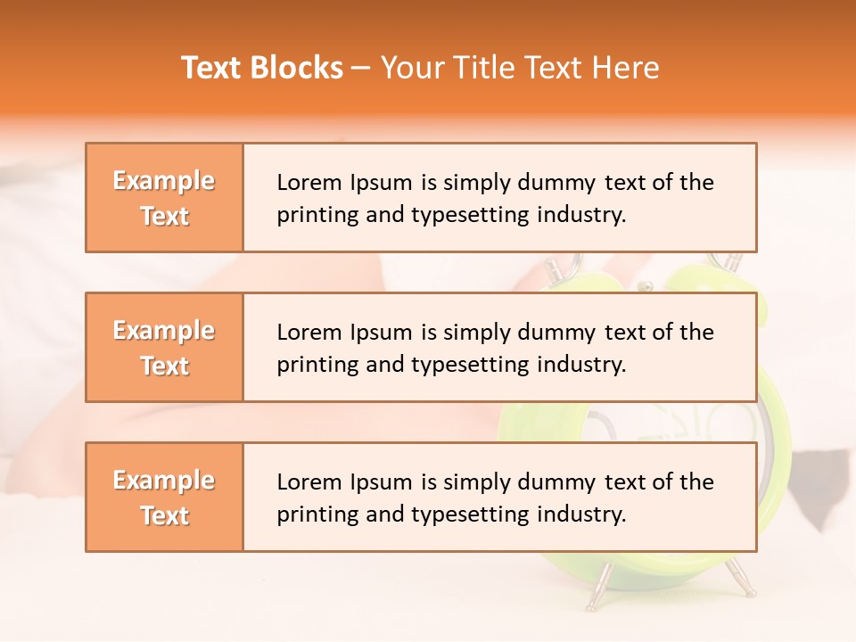 Morning Relaxation Rest PowerPoint Template