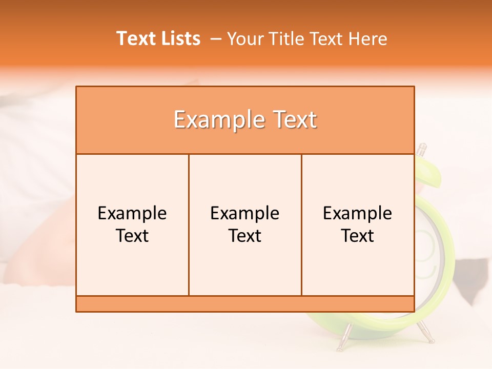 Morning Relaxation Rest PowerPoint Template