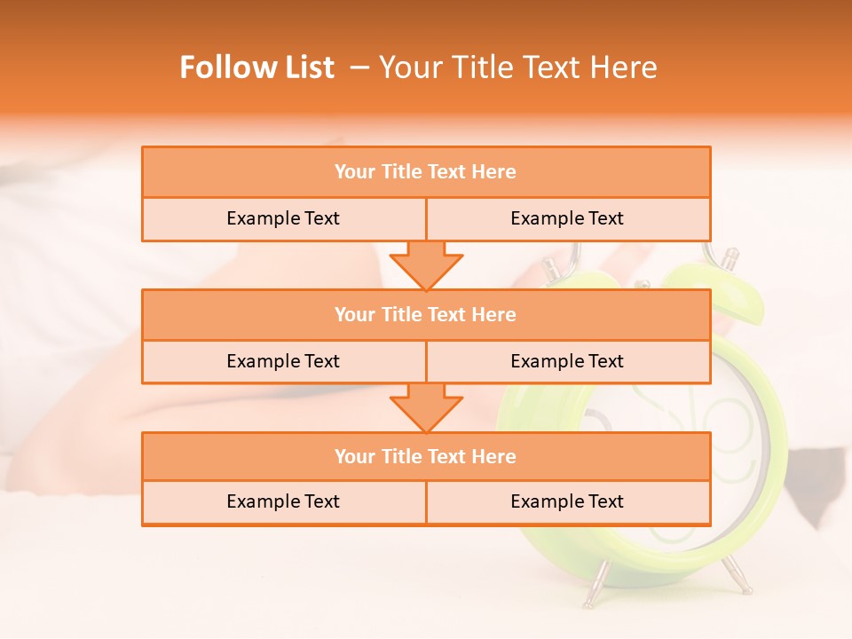 Morning Relaxation Rest PowerPoint Template