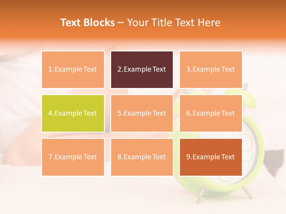 Morning Relaxation Rest PowerPoint Template