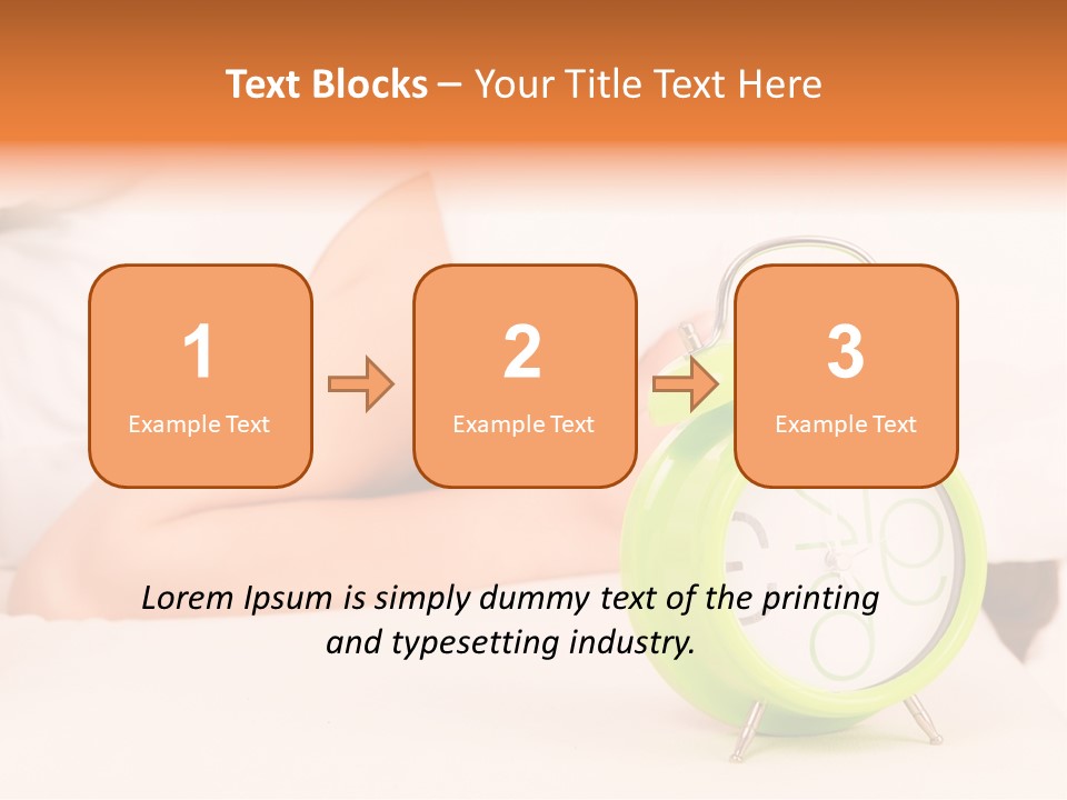 Morning Relaxation Rest PowerPoint Template