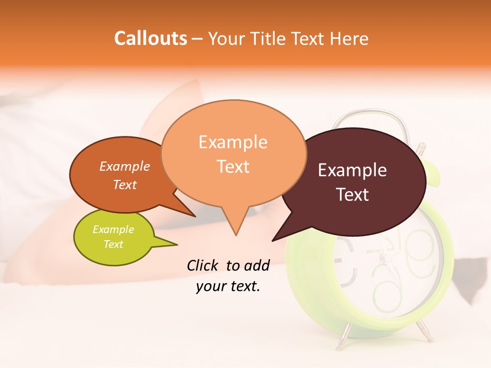 Morning Relaxation Rest PowerPoint Template