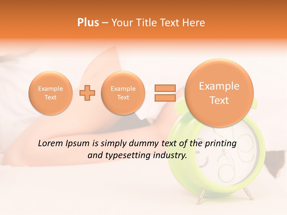 Morning Relaxation Rest PowerPoint Template