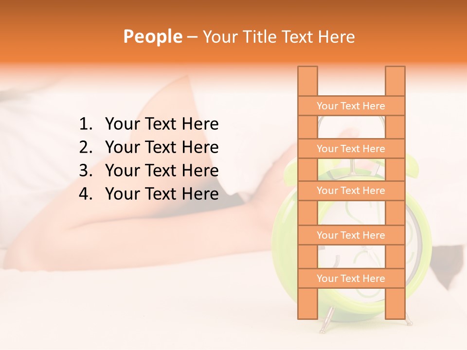 Morning Relaxation Rest PowerPoint Template