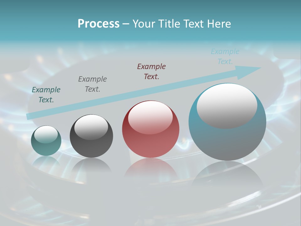 A Gas Stove With A Blue Flame On It PowerPoint Template