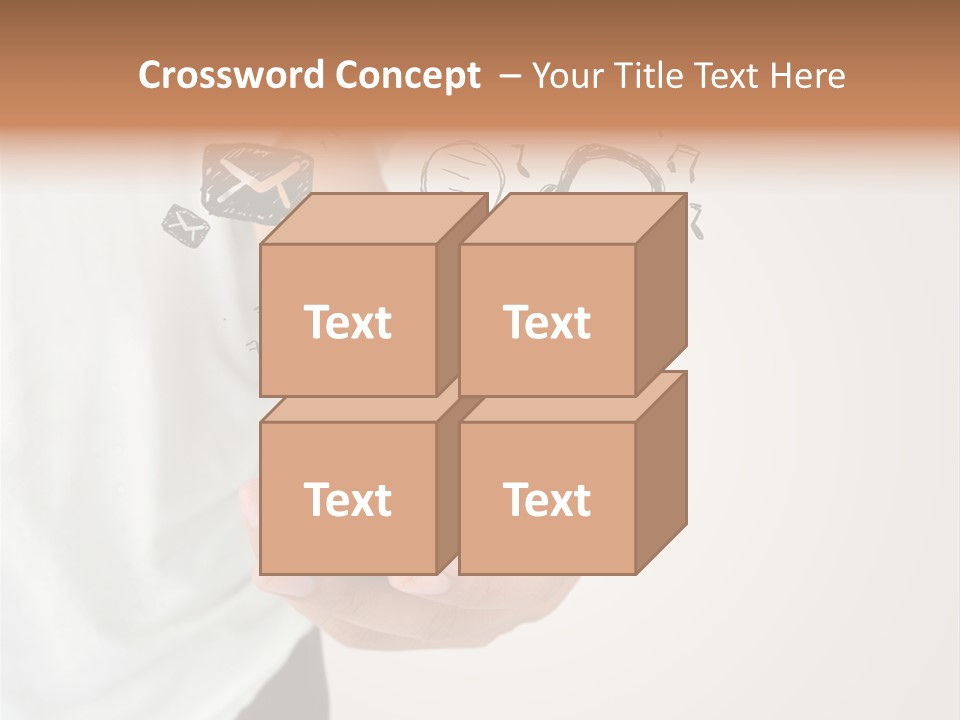 A Person Holding A Cell Phone In Their Hand PowerPoint Template