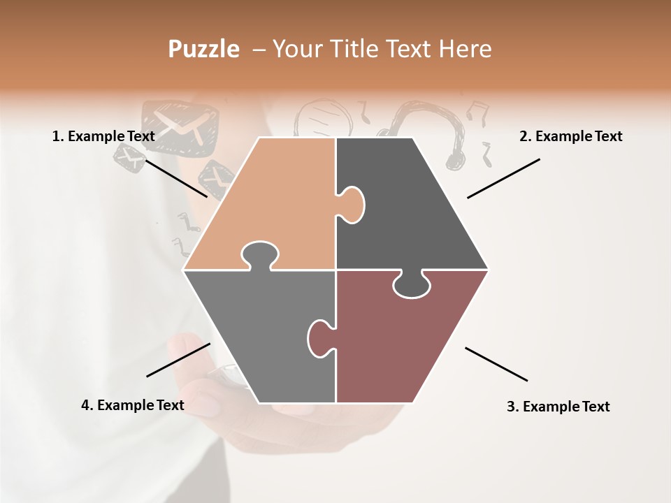 A Person Holding A Cell Phone In Their Hand PowerPoint Template